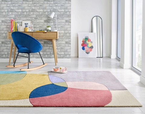 Covor Glow Multi, Flair Rugs, 160x230 cm, lana, multicolor