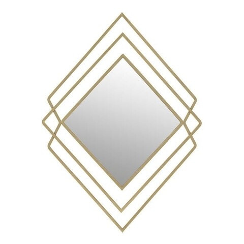Oglinda decorativa Geometric, InArt, 62x3x86 cm, auriu