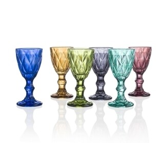 Multicolor, Set 6 pahare lichior