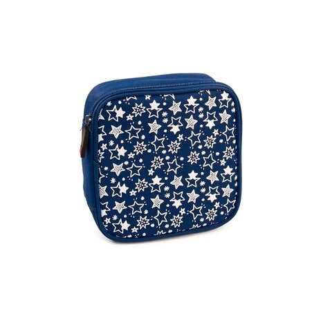 Geanta termoizolanta pentru sandwich Fun, Iris Barcelona, 16.5x16.5x5 cm, poliester, albastru