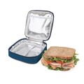 Geanta termoizolanta pentru sandwich Fun, Iris Barcelona, 16.5x16.5x5 cm, poliester, albastru