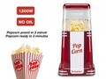Aparat de facut popcorn 90.590Y, Beper, 1200 W,  28.5 x 22 x 17.6 cm