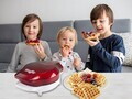 BT.603Y, Beper Gofrisütő, 1000 W, főzőkapacitás 5 szív alakú gofri
