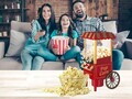 Aparat pentru popcorn BT.651Y, Beper, 1200 W, retro anii 50
