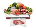 Aparat de vidat alimente cu functie dubla P102CON001, Beper, 85 W, ABS, alb/rosu