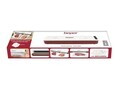 Aparat de vidat alimente cu functie dubla P102CON001, Beper, 85 W, ABS, alb/rosu