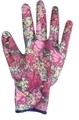 Kertészeti kesztyű Flower, S, poliészter, rózsaszín