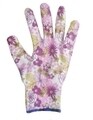 Kertészkesztyű Virág, S, poliészter, lila