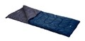 Sac de dormit pentru camping L, 180x74 cm, poliester, albastru inchis