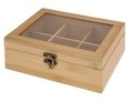 Bambusz teásdoboz, 21x16x7,8 cm, bambusz