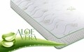 Saltea Aloe Vera Memory Pocket 7 zone, Husa Aloe Vera, Super Ortopedica, Anatomica, 80x190 cm