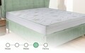 Saltea Aloe Vera Memory Pocket 7 zone, Husa Aloe Vera, Super Ortopedica, Anatomica, 180x190x19 cm