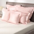 Set 2 fete de perna Thea, Decomex, 75x75 cm, bumbac, roz