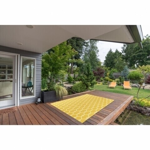 Covor indoor outdoor Floorita TRELLIS YELLOW 160X230