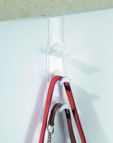 Táska tartó Zia , iDesign, 3 akasztó, 5,5x8x26 cm