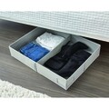 Husa pentru depozitare Evie Under Bed, iDesign, multifunctionala, 70x52.5x13 cm, gri