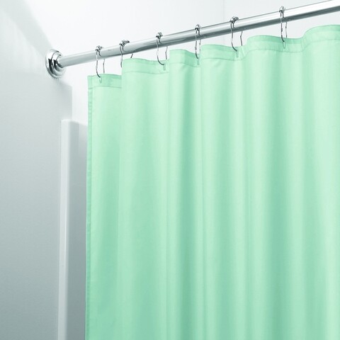 Perdea de dus Poly, iDesign, 183x183 cm, poliester, menta