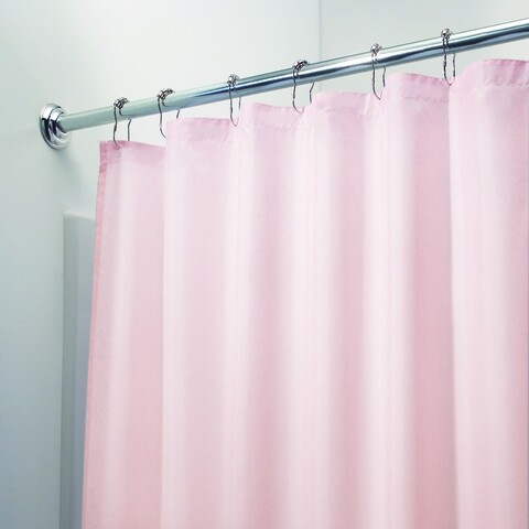 Poli zuhanyfüggöny, iDesign, 183x183 cm, poliészter, rózsaszín
