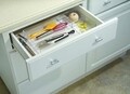 Organizator pentru cosmetice Clarity, iDesign, 4 compartimente, 40.5x20.5x5 cm