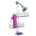 Organizator suspendat de baie pentru capul de dus Linea, iDesign, ajustabil, 27x11.5x56 cm, otel