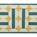 Masa pentru gradina Geometric, Decoris, 58x58x72 cm, negru