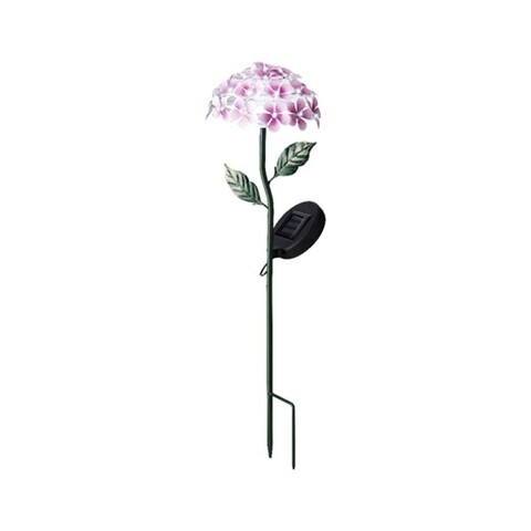 Flower Stake kerti lámpa, Lumineo, 17x54 cm, 26 LED, rózsaszín