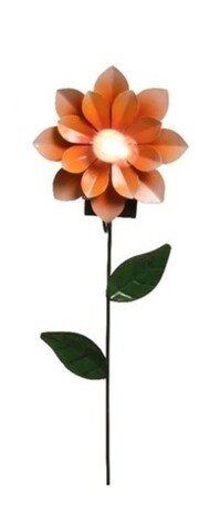 Lampa de gradina Flower, Lumineo, 6x11x49.5 cm, 1 led, portocaliu