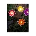 Lampa de gradina Flower, Lumineo, 6x11x49.5 cm, 1 led, portocaliu