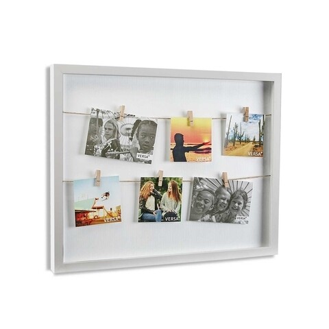 Panou foto Sharma, Versa, 40x50 cm, 6 fotografii, MDF, alb
