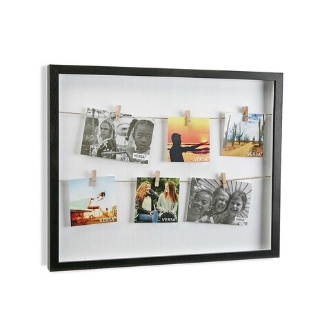 Panou foto Sharma, Versa, 40x50 cm, 6 fotografii, MDF, negru