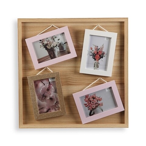 Rama foto Celia, Versa, 45x45 cm, 4 fotografii, plastic