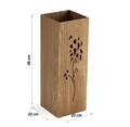 Suport pentru umbrele Flower Grace, Versa, 22x22x48 cm, MDF, natural