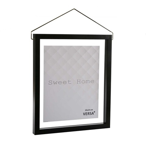 Rama foto Genesis Wall, Versa, 20x25 cm, plastic, negru