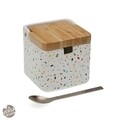Zaharnita cu lingurita Vivid, Versa, 8.5x8.5x8.7 cm, ceramica