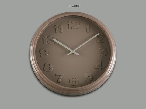 Ceas de perete Collins, Versa, Ø32 cm, ciocolata