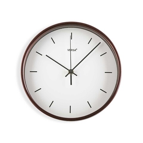 Ceas de perete Cole, Versa, Ø25.7 cm, lemn