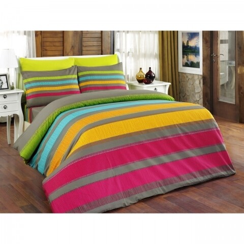 Lenjerie de pat double Elle Colors