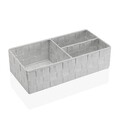 Organizator dulap Esther, Versa, 3 compartimente, 32x27x10 cm, alb