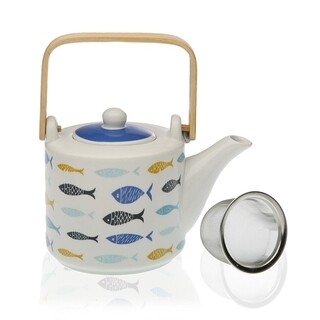 Albastru, Ceainic cu infuzor