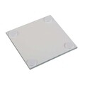 Set 6 suporturi pentru pahare Grey, Versa, 10x10 cm, sticla