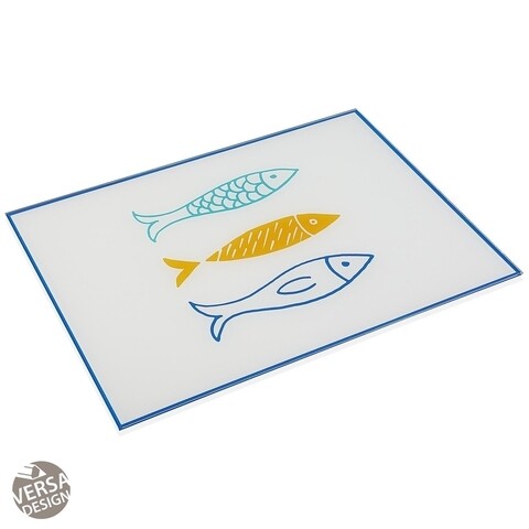 Tocator Blue Bay, Versa, 40x30 cm, sticla