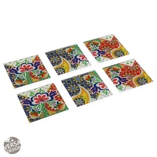 Multicolor, 6 suporturi pahare