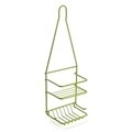 Suport accesorii pentru dus Ducha, Versa, 15.5x10.5x46 cm, metal, verde