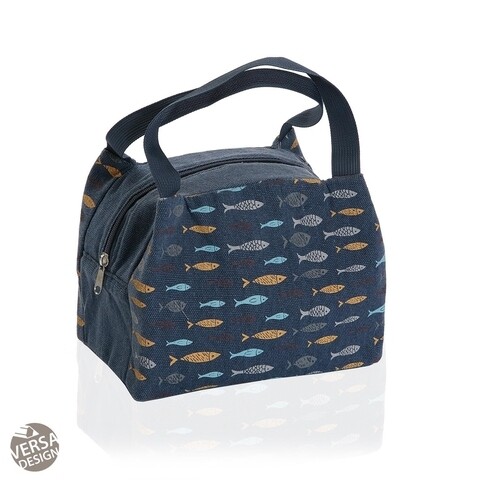 Geanta termoizolanta pentru pranz Blue Bay, Versa, 24x15x18.5 cm, 7 L, poliester