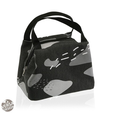 Geanta termoizolanta pentru pranz Camo Gris, Versa, 24x15x18.5 cm, 7 L, poliester