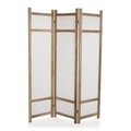 Paravan decorativ Lorelai, Versa, 120x170 cm, lemn, natural