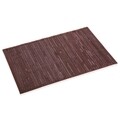 Covoras de baie Bambu Chocolate, Versa, bambus, verso polipropilena, 50x80 cm