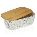 Cutie pentru paine Nautical, Versa, 34.5x13.5x20 cm, amestec bambus