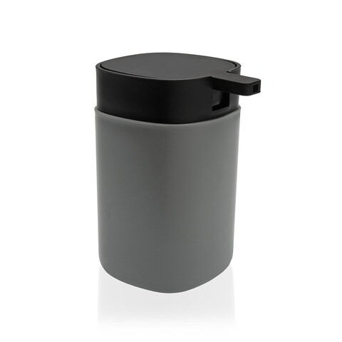 Dozator sapun lichid Eliz, Versa, 10x7.8x13 cm, polipropilena, gri/negru