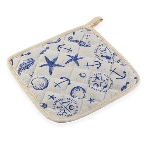 Suport pentru recipeinte fierbinti Nautical, Versa, 20x20 cm, textil